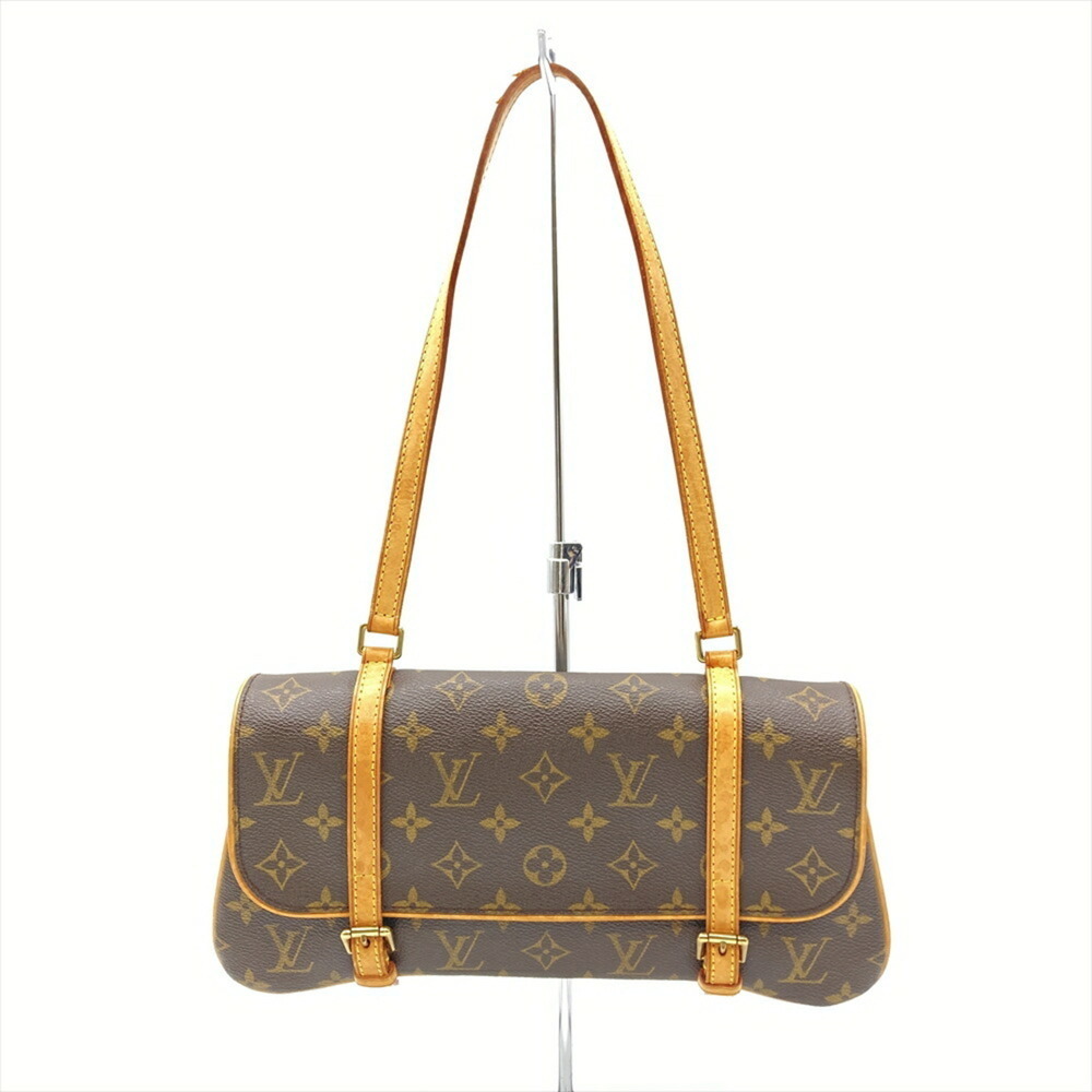 LOUIS VUITTON Authentic Brown Monogram Canvas Shoulder Bag - Picture 2 of 10
